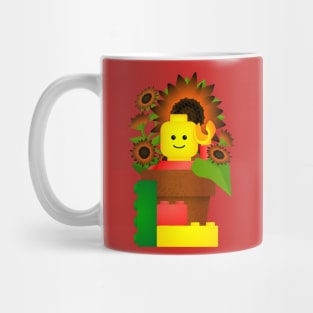 Sunflower Bricks Mug